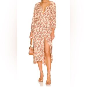 Natalie Martin Alex Dress in Cyprus Print Pink
